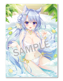 【あめとゆき】特製アクリルボード Bubbly Bath Timeキツネさん
