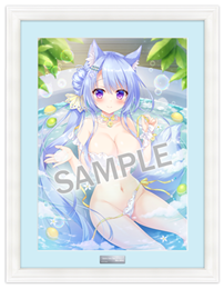 【あめとゆき】A3複製原画　Bubbly Bath TimeキツネさんExtraEdition