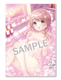 【きみしま青】特製アクリルボード Floral Bath Time