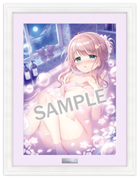 【きみしま青】A3複製原画　Floral Bath Time ExtraEdition