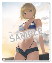 【珈琲貴族】キャンバスボード　水着メレさん　