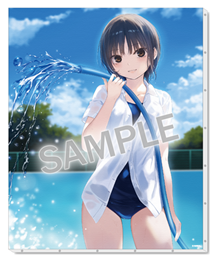 【珈琲貴族】キャンバスボード　スク水青山さん　