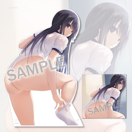 【珈琲貴族】アクリルポップ&MFクロスセット 体操服レオタード白峰さん