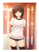 【珈琲貴族】B2タペストリー　放課後のブルマニーソ青山さん