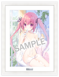 【宮坂みゆ】A3複製原画　Bubbly Bath Timeりらちゃん