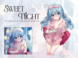 【すいみゃ】アクリルポップ&マイクロファイバークロス -Sweet Night-せせらちゃんEE