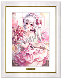【三つ葉ちょこ】A3複製原画　Happy Celebration吸血鬼ちゃん