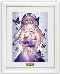 【necomi】A3複製原画　Blue butterfly Extra Edition