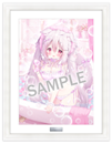 【桃豆こまもち】A3複製原画　Bubbly Bath Timeらいらちゃん
