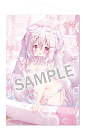 【桃豆こまもち】B1タペストリーBubbly Bath Timeらいらちゃん