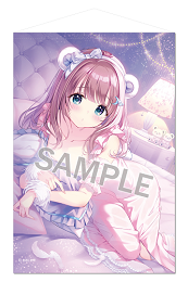 【きみしま青】B1タペストリー　sweet milky bear