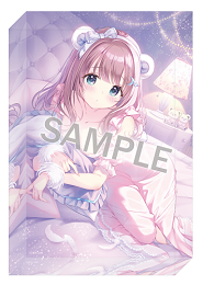 【きみしま青】アクリルブロック　sweet milky bear