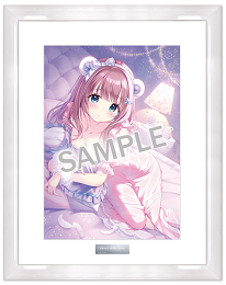 【きみしま青】A3複製原画　sweet milky bear