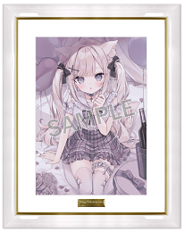 【ほし】A3複製原画　Happy Celebrationましろちゃん
