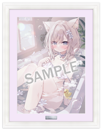 【ほし】A3複製原画　Bubbly Bath TimeましろちゃんExtraEdition